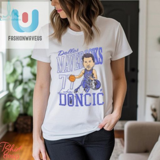 Dallas Mavericks Luka Doncic Caricature T Shirt fashionwaveus 1