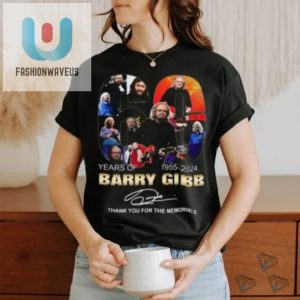 60 Years Of 1955 2024 Barry Gibb Thank You For The Memories T Shirt fashionwaveus 1 7