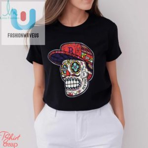 Boston Red Sox Sugar Skull Shirt fashionwaveus 1 2