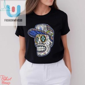 Los Angeles Dodgers Sugar Skull T Shirt fashionwaveus 1 2