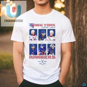 New York Rangers Hockey Team Est 1926 Starting Lineup Shirt fashionwaveus 1 1