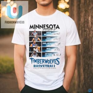 Minnesota Timberwolves Basketball Team Starting 5 Lineup Shirt fashionwaveus 1 1