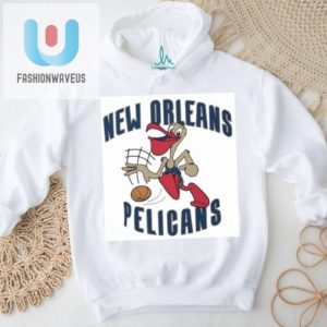 Official Po The Pelican Blue Gold Outline New Orleans Bird Basketball T Shirt fashionwaveus 1 3