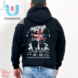 Depeche Mode 45 Years Of The Memories 1980 2025 T Shirt fashionwaveus 1 3