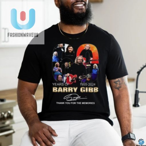 60 Years Of 1955 2024 Barry Gibb Thank You For The Memories T Shirt fashionwaveus 1 9