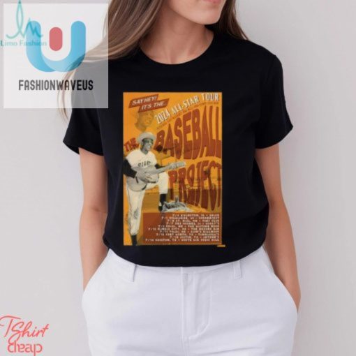 The Baseball Project All Star Tour 2024 Poster Shirt fashionwaveus 1