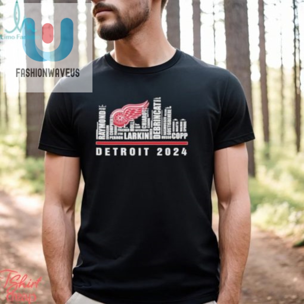 Detroit Red Wings 2024 Player Name City Horizon T Shirt 