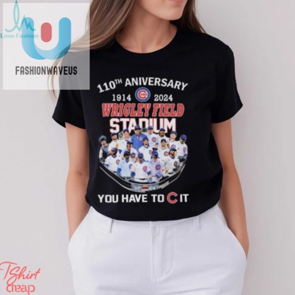 Chicago Cubs 110Th Anniversary 1914 2024 Wrigley Field Stadium T Shirt fashionwaveus 1