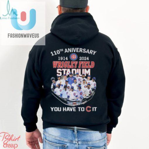 Chicago Cubs 110Th Anniversary 1914 2024 Wrigley Field Stadium T Shirt fashionwaveus 1 3