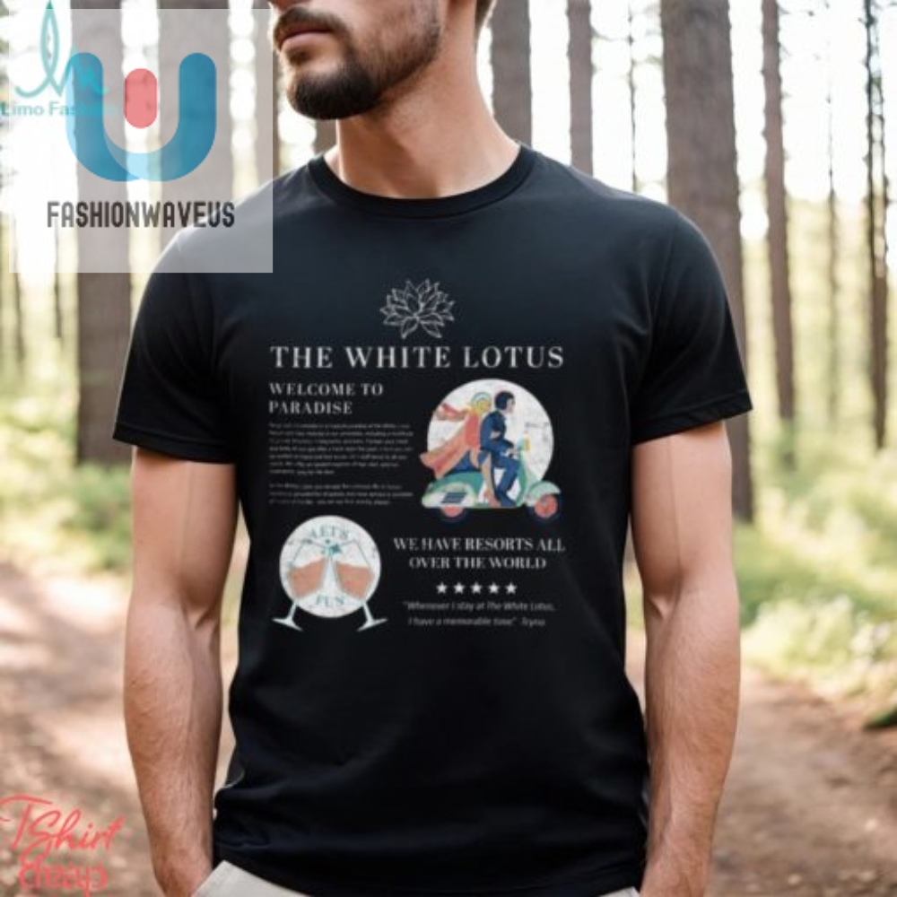 The White Lotus Welcome To Paradise T Shirt 