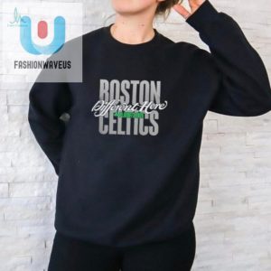 Boston Celtics Different Here Playoffs 2024 Shirt fashionwaveus 1 1