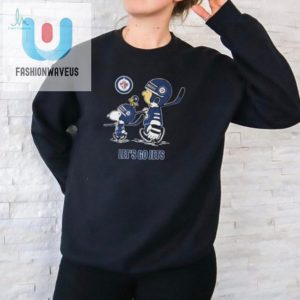 Peanuts Characters Winnipeg Jets Lets Go Jets Shirt fashionwaveus 1 1