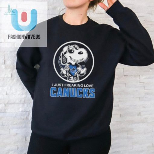 Snoopy I Just Freaking Love Vancouver Canucks Shirt fashionwaveus 1 1