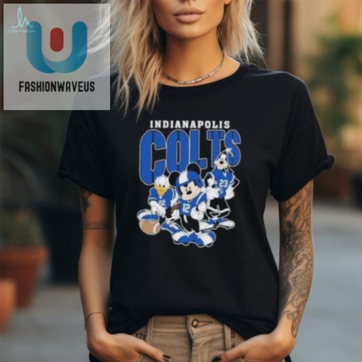 Indianapolis Colts Mickey Donald Duck And Goofy T Shirt Indianapolis Colts Football Team 2024 Shirt fashionwaveus 1