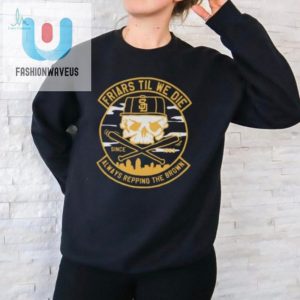 Official Shop Friars Til We Die Sd Brigade T Shirt Women S Long Sleeved T Shirt fashionwaveus 1 1