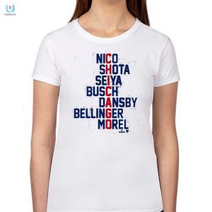 Chicago Names 2024 Nico Shota Seiya Busch Shirt fashionwaveus 1 1