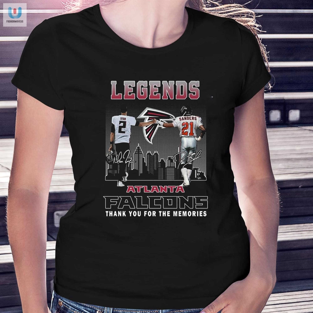 Legends Atlanta Falcons Ryan And Sanders Thank You For The Memories Tshirt 