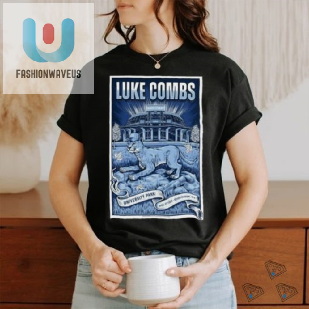 Luke Combs On April 27 2024 At Beaver Stadium In University Park Pa Poster Shirt 