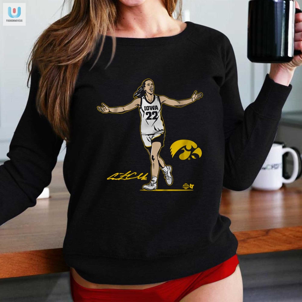 Caitlin Clark Superstar Pose  Iowa Shirt 