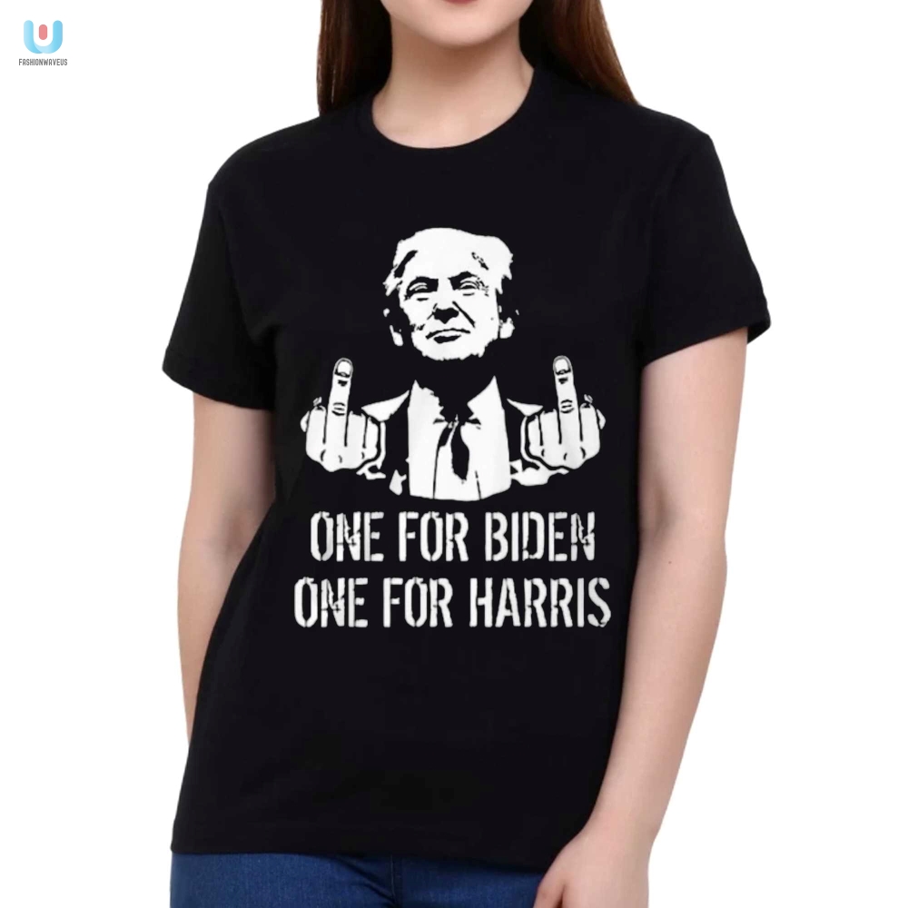 Elon Musk One For Biden One For Harris Shirt 