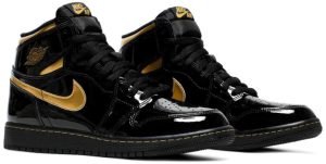 Air Jordan 1 Retro High Og Black Gold Patent 555088032 fashionwaveus 1 4