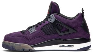 Travis Scott X Air Jordan 4 Retro Purple Suede White Midsole Aj4766302 fashionwaveus 1 1