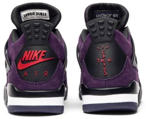 Travis Scott X Air Jordan 4 Retro Purple Suede White Midsole Aj4766302 fashionwaveus 1 3