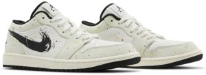 Air Jordan 1 Low Brushstroke Swooshpaint Splatter Dm3528100 fashionwaveus 1 2