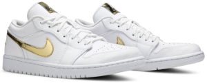 Wmns Air Jordan 1 Retro Low White Metallic Gold Cz4776100 fashionwaveus 1 2