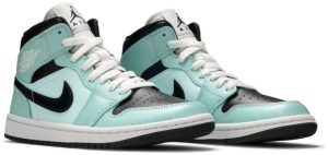 Wmns Air Jordan 1 Mid Aqua Black Bq6472300 fashionwaveus 1 2