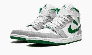 Air Jordan 1 Mid Se Grey Pine Green White Dc7294103 fashionwaveus 1 3