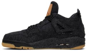 Levis X Air Jordan 4 Retro Black Denim Ao2571001 fashionwaveus 1 1