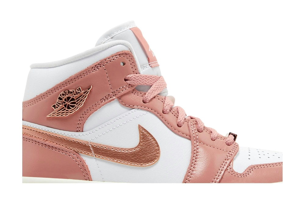 Air Jordan 1 Mid Se Red Stardust Fb9892670 8 Air Jordan 1 Mid SE ‘Red Stardust’ FB9892-670