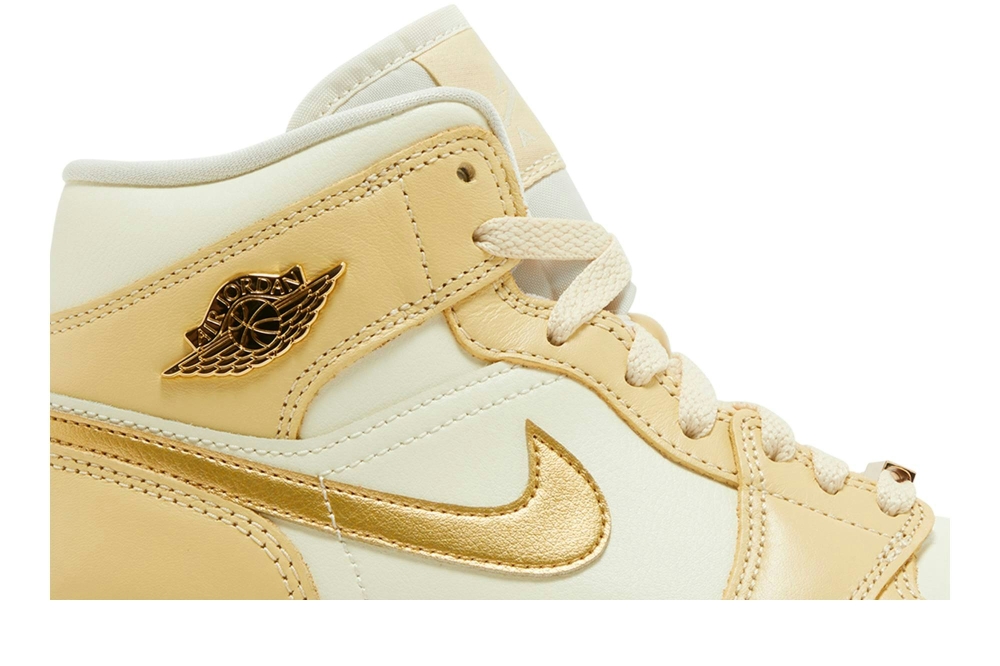 Air Jordan 1 Mid Pale Vanilla Gold Fb9892200 8 Air Jordan 1 Mid ‘Pale Vanilla Gold’ FB9892-200