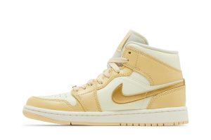 Air Jordan 1 Mid Pale Vanilla Gold Fb9892200 fashionwaveus 1 2