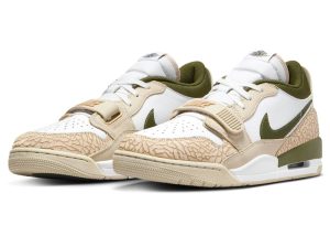 Paris Saintgermain X Air Jordan Legacy 312 Low White Sequoia Green Fz4358100 fashionwaveus 1 1