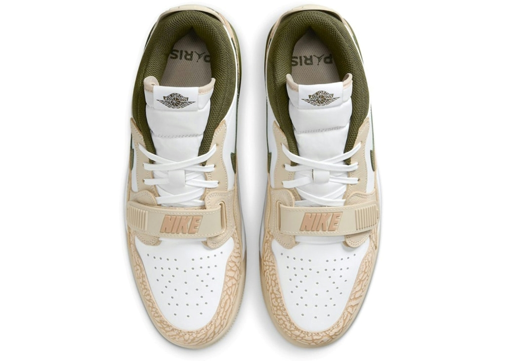 Paris Saintgermain X Air Jordan Legacy 312 Low White Sequoia Green Fz4358100 5 Paris Saint-Germain x Air Jordan Legacy 312 Low ‘White Sequoia Green’ FZ4358-100