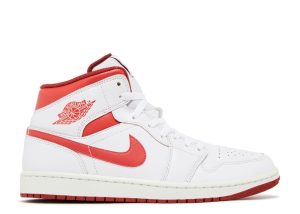 Air Jordan 1 Mid Se White Dune Red Fj3458160 fashionwaveus 1 1