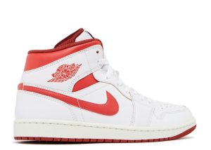 Air Jordan 1 Mid Se White Dune Red Fj3458160 fashionwaveus 1 3