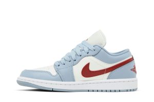 Air Jordan 1 Low Blue Whisper Dune Red Dc0774164 fashionwaveus 1 2