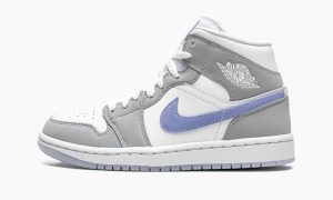 Wmns Air Jordan 1 Mid Wolf Grey Aluminum fashionwaveus 1 2