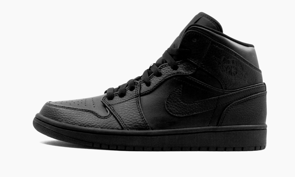 Air Jordan 1 Mid Triple Black 6 Air Jordan 1 Mid ‘Triple Black’