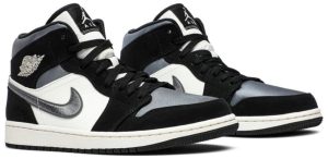 Air Jordan 1 Mid Se Satin Smoke Grey 852542011 fashionwaveus 1 2