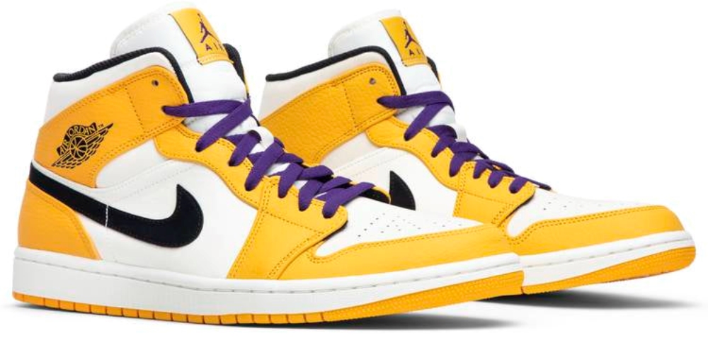Air Jordan 1 Mid Lakers 852542700 6 Air Jordan 1 Mid ‘Lakers’ 852542-700