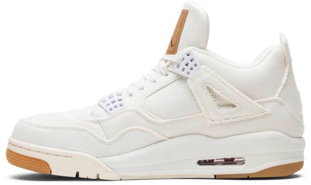 Levis X Air Jordan 4 Retro White Denim Ao2571100 5 Levi’s x Air Jordan 4 Retro ‘White Denim’ AO2571-100