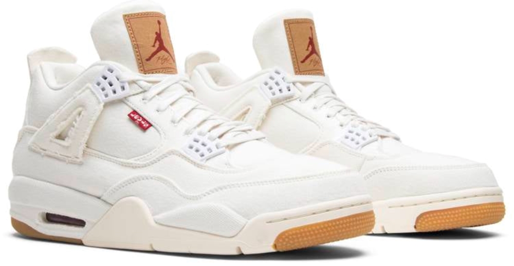 Levis X Air Jordan 4 Retro White Denim Ao2571100 6 Levi’s x Air Jordan 4 Retro ‘White Denim’ AO2571-100