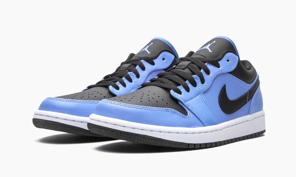 Air Jordan 1 Low University Blue Black 7 Air Jordan 1 Low ‘University Blue / Black’