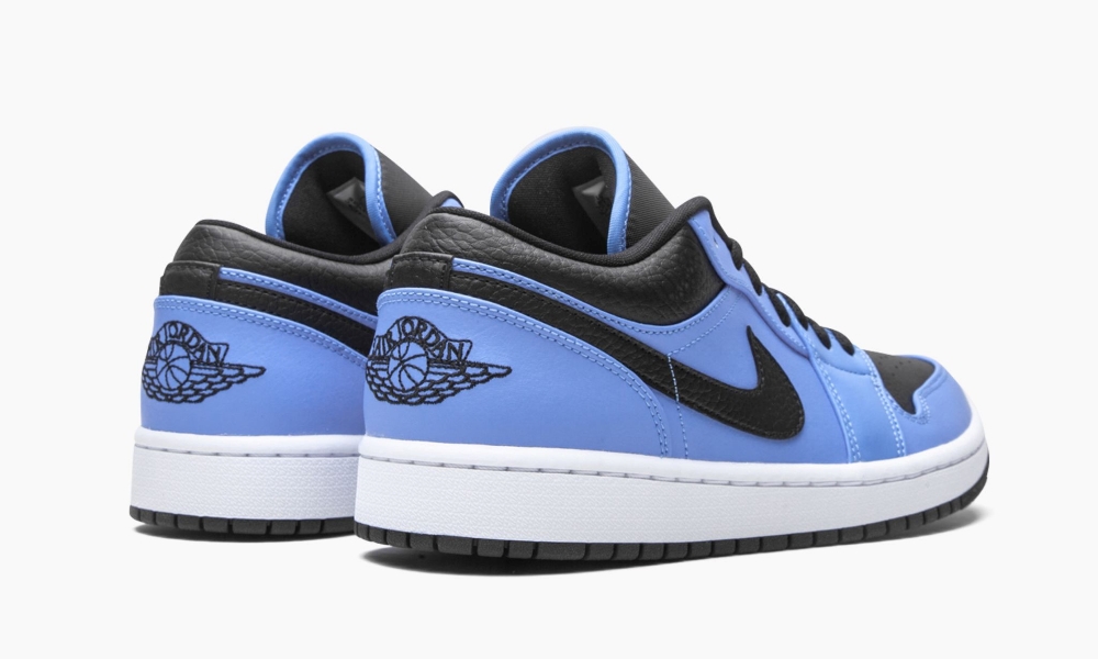 Air Jordan 1 Low University Blue Black 8 Air Jordan 1 Low ‘University Blue / Black’