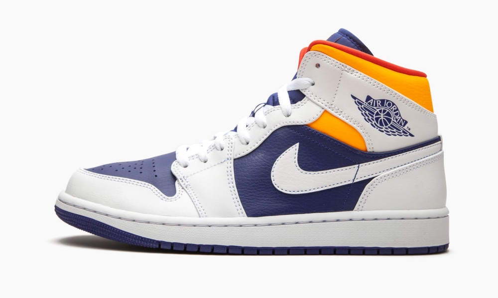 Air Jordan 1 Mid Royal Blue Laser Orange 554724131 6 Air Jordan 1 Mid ‘Royal Blue / Laser Orange’ 554724-131