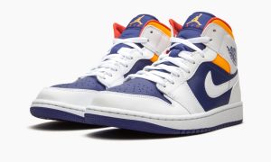 Air Jordan 1 Mid Royal Blue Laser Orange 554724131 fashionwaveus 1 3